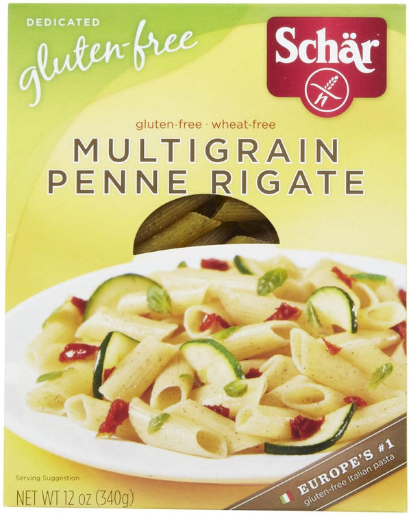 Schar Penne Rigate, Multigrain, 12 Ounce
