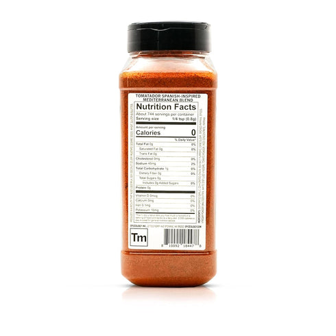 21 oz Spiceology - Tomatador Spanish-Inspired Mediterranean Spice Blend - All-Purpose Rubs, Spices and Seasonings - Use