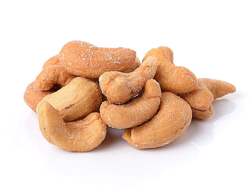 (2 LBs) Dry Roasted Cashews Salted | Baked In Small Batches for added freshness | Without Oil | Perfectly Crunchy