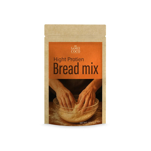 SamuiCoco 100g High Protein Bread Mix | Clean Eating, Easy Bake, No Sugar Added | Just Add Water & Yeast | Ideal
