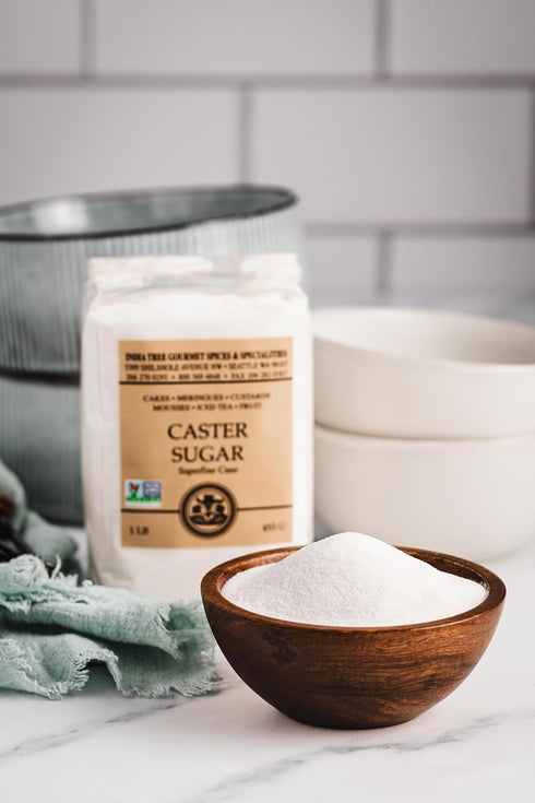 1.75 lb India Tree Superfine Caster Sugar, | NonGMO, Gluten-Free Premium Baking & Dessert Cane Sugar