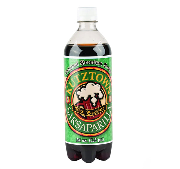 Kutztown "Nix Besser" Sarsaparilla Soda, 24 Oz. Bottles (Pack of 4)