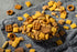 A Blend Above Asiago Roasted Garlic Cracker/Pretzel Seasoning, 3 pack, Gourmet Cracker and Pretzel Seasoning, Easy to Make, Makes 2 Sleeves of Crackers or 2 Bags Oyster Crackers, Makes 1 Bag of Pretzels, All Natural, No Msg, No Preservatives, Low Sodium,
