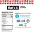 100% (12 Pack) That's it. Apple + Cherry Natural Real Fruit Bar, Best High Fiber Vegan, Gluten Free Healthy Snack