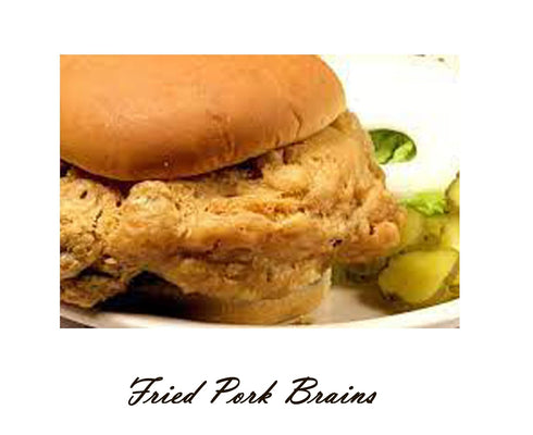 JFS Grocery 4-7oz (Pack 4) Rose Pork Brains, Cans Bundled with a JFS Recipe Card