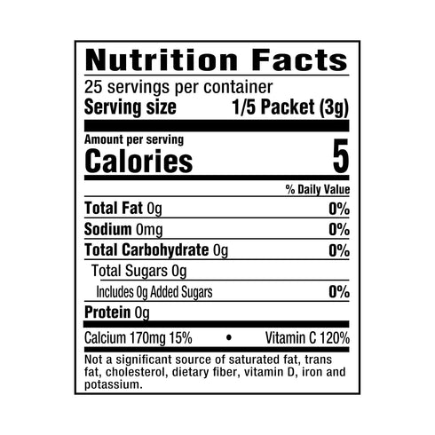(20 Packets, 4 5) Crystal Light Classic Orange with Vitamin C & Calcium Drink Mix Pitcher Canisters