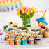 Paint Brush Cupcake Toppers, 36 Pieces Toothpicks for Art Theme Cake Decorations, Birthday Party Favors