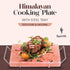 Set 12" 8" 1.5" 100% Spantik Professional Salt Block with Steel Tray x x Himalayan Cooking Plate for Grilling, Cooking