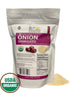 14 oz Organic Onion Granules, Bulk Bag, Granulated Red Onions Scallion Rich Flavor Aroma and Fresh Taste Granulated