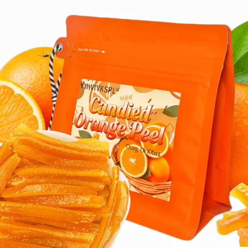 LWWTYKSPL Candied Orange Peel | Diced & Ready for Baking, Desserts, or Snacks