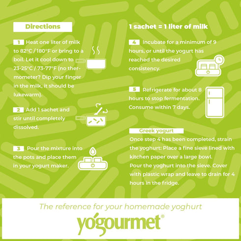 1oz Yogourmet Probiotic Yogurt, Freeze-Dried starter