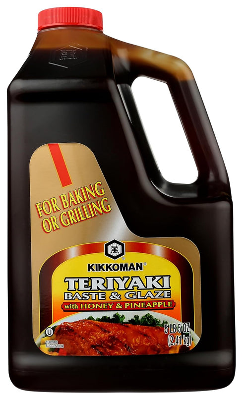 Kikkoman Teriyaki Baste and Glaze with Honey and Pineapple, 85 Ounce