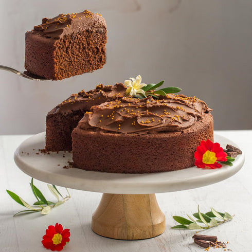 Flour & Olive Gourmet Chocolate Olive Oil Cake Baking Mix | Rich and Decadent Dessert for Birthdays and Special