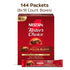 Packets, 8 (144 Packets) NESCAF Taster's Choice, Instant Coffee Light Medium Roast Coffee, House Blend, Boxes