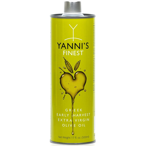 YANNI'S Finest Early Harvest Greek Extra Virgin Olive Oil, 500ml