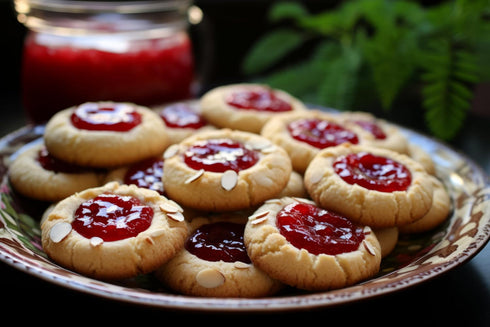 RawJoy Cookies,1 Fresh New York City Raspberry Dot Pound