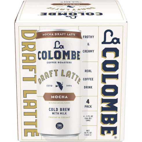 4 Count, 36 Oz La Colombe, Latte Draft Mocha Fl