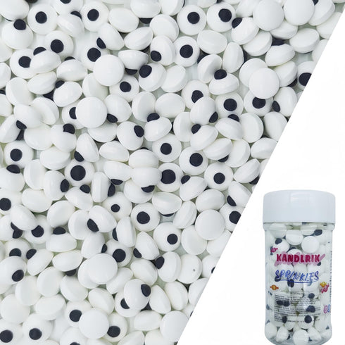 10mm Small Candy Eyes for Decorating Edible Candy Eyes Eyeballs Halloween Sprinkles for Cake Decorations, Baking, Ice Cream, Cookies, Cupcake Topper 3OZ