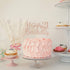 Happy 21st Birthday Cake Topper, 21st Birthday/Anniversary Party Supplies, Rose Gold Glitter Decoration