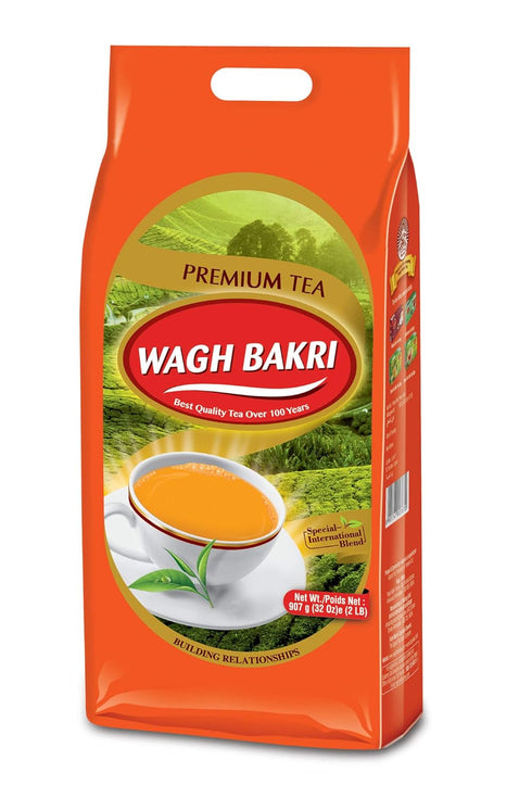 2 lb (Pack 1) Wagh Bakri Premium Black Tea, Special International Blend