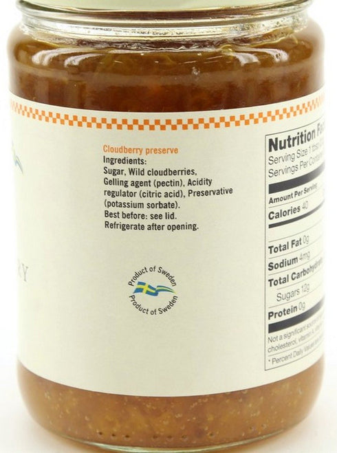 Hafi Pack 14.1-ounce (Pack 3) Variety Preserves Lingonberry, Wild Cloudberry, Gooseberry Jars