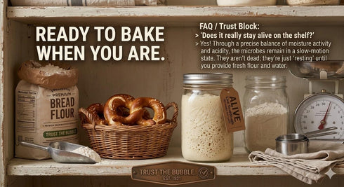 105-Year Sourdough Starter Active Live Bake TODAY, No Reviving Needed Heritage Culture Fail-Proof Artisan Bread & Pizza