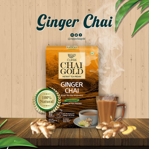 Cuppa Chai Gold Dairy-Free Ginger Sweetened Coffee