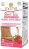 Hyleys Slim Tea Raspberry Flavor - Weight Loss Herbal Supplement Cleanse and Detox - 25 Tea Bags