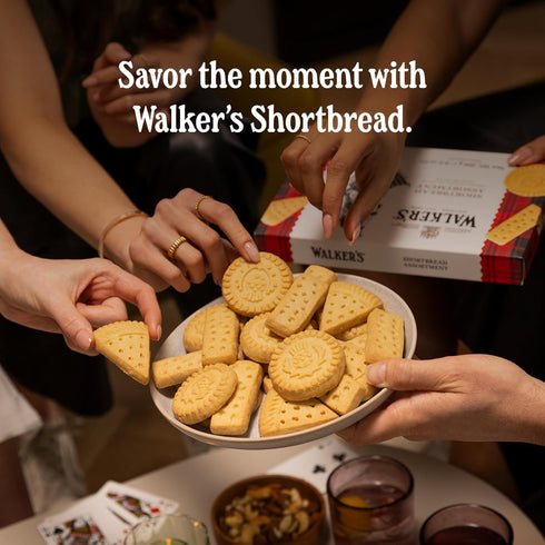 4.4 Oz (Pack 6) Walker's Shortbread Mini Chocolate Chip Cookies, Pure Butter Shortbread Cookies