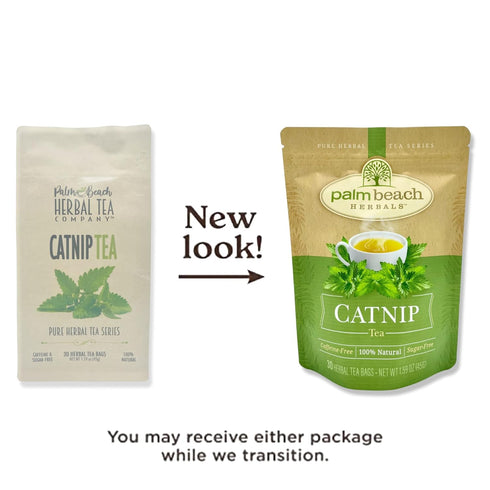 Catnip Tea by Palm Beach Herbal Tea Company - Pure Herbal Tea Series (30 Tea Bags) 100% Natural