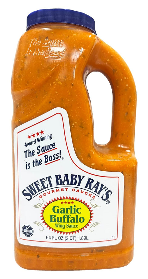 Sweet Baby Ray's Award Winning Sauce | Garlic Buffalo Sauce | 64