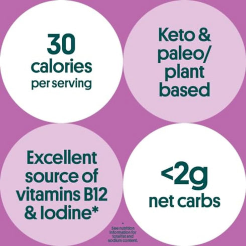 Gimme 6 Count, Omega3s Seaweed Organic Premium Roasted Seaweed Snacks, Teriyaki, Keto, Vegan, Gluten-Free, Great Source