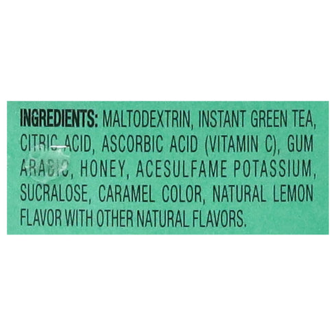 4C 1 Pack, 22 Zero Sugar Powdered Drink Mix Cannisters, Green Tea Quarts, Family Sized Cannister, Low Calorie, Thirst