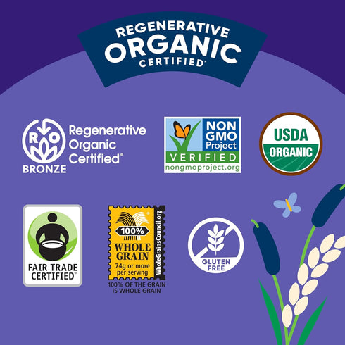 90 8 Oz Lundberg Brown Jasmine Rice, Ready in Seconds RegenerativeOrganic Certified Long Grain Brown Rice