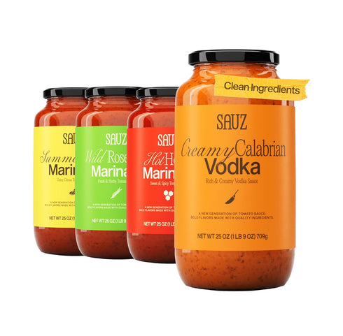 Sauz Variety Pack | Clean Ingredients, No Seed Oils, Gluten-Free | Includes