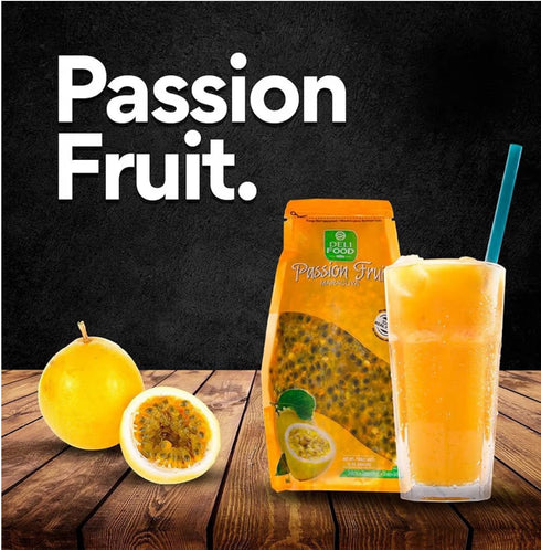 Generic 100% 16 oz, Deli Food Passion Fruit Maracuya Pulp, Real Fruit, For Juices, Smoothies and Shakes, Keep
