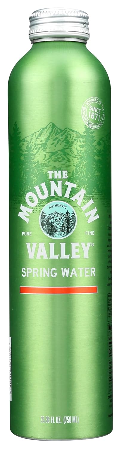 The Mountain Valley MOUNTAIN VALLEY WATER Spring Water, 25.36 FZ