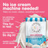 Countertop 1.5 Pack 3 Chilly Churn Vanilla Flavored Ice Cream, Shakes & Smoothies, Use with Hand Mixer, Blender