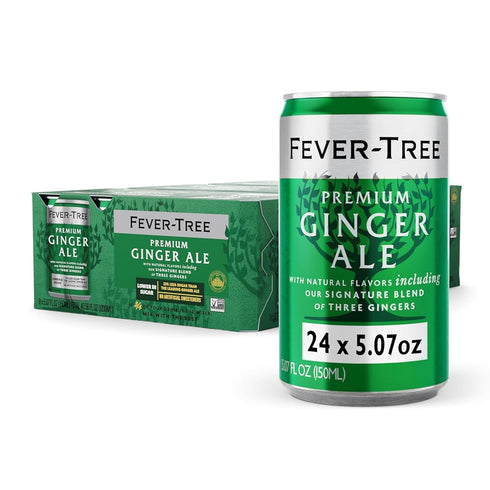 Fever Tree Ginger Ale - Premium Quality Mixer - Refreshing Beverage for