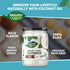 16oz Heaven & Earth USDA Organic Unrefined Virgin Coconut Oil, | Glass Jar | Cold Pressed | Coconut Oil for Cooking