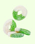 Gummy Gummy (2 Green Apple Rings Candy - Fresh, Soft, and Chewy Sugar Dusted Gourmet Green Apple Rings Candy, by Queen
