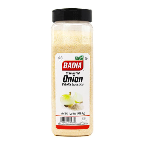 Badia Granulated Onion 1.25 Pound Bold Savory Sweet Flavor