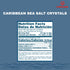 Coralina Caribbean Sea Salt - Coarse & Crunchy - Solar Evaporated - Enhances Saladsm, Meats, Seafood & Cocktails