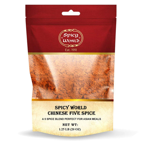 Spicy World Chinese Five Spice Powder 1.25 Pound (20oz) Bag - Great for Asian