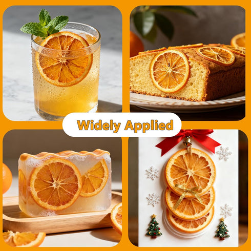 Lifnery 7.05oz/200g, Dried Orange Slices, Dehydrated Orange Slices, Dry Orang e Slice s, Suitable For Christmas