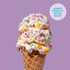 Summer 1 Pack (0.5c) Fancy Sprinkles Sweet Spot Sprinkles Vibes Collection Donut and Ice Cream Shaped Candies in Pastel