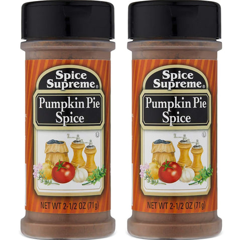 Spice Supreme Pumpkin Pie Spice, 2.5 oz Size (2 Pack)