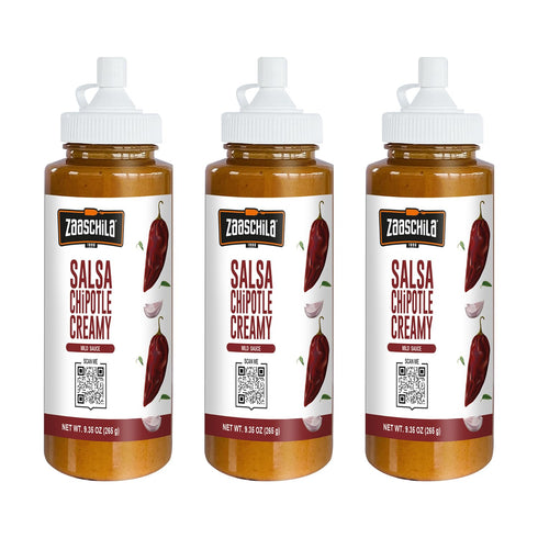 Zaaschila Creamy Chipotle Sauce, 9.35oz (265g), 3pc Pack