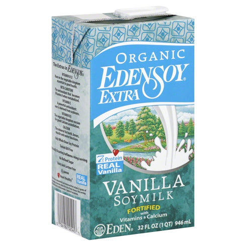 Eden Soymilk Extra Vanilla Organic, 32-ounces (Pack of6)