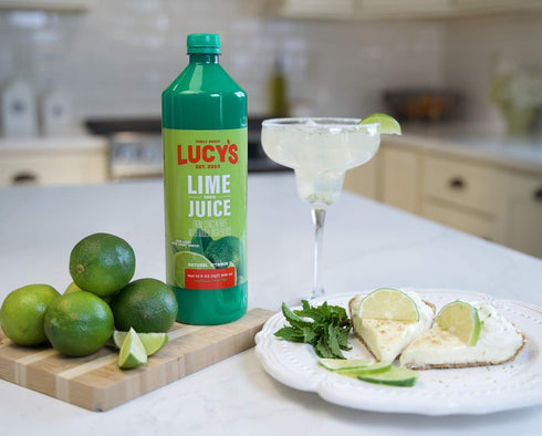 100% 32oz. (2 PACK) Lucy's Family Owned - Lime Juice Bottle